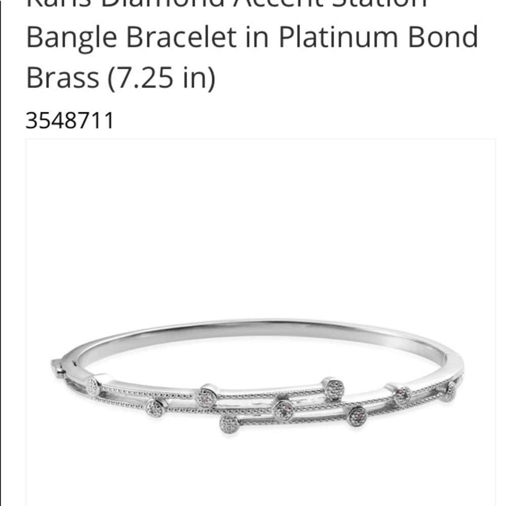 Diamond accents (2) bracelet